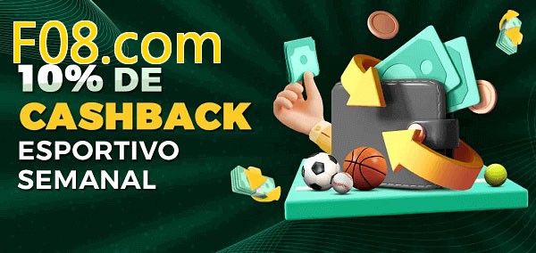 10% de bônus de cashback na F08.com